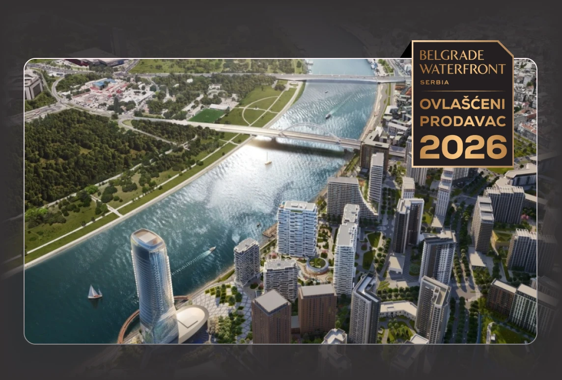 Belgrade waterfront buildings